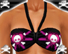 ~D~Pink skull Bikini