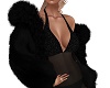 Black Fluffy Fur Jacket