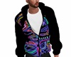 neon rave hoody