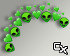 Head Sign - Alien Green