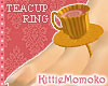 DOLL Gold Teacup Ring