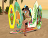 Surf Beach Kiss