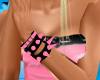 PVC Pink Punk Bracelet L