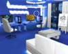 Blue Gamer Room Full