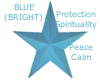 Hex Star - Blue - Bright