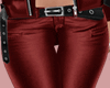 E* Red Leather Pant RL
