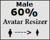 Avatar scaler 60% Male