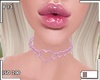 ♡ Love Choker Pink