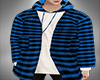 ♠ Blue Flannel Hood M