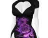 Purple Dragon Mini Dress