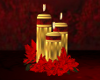 (SL) Poinsettia Candles