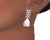 Diamond drop earrings