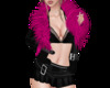 fur pink n black