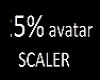 5% avatar scaler