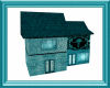 4 Room House in Teal