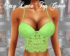 Sexy Lace Top Green