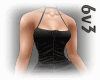 6v3| Black Latex Dress