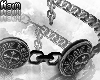 ♱ chrome choker