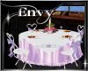 lavender wedding table