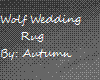 Wolf wedding rug