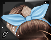 !S Cute Hair Bow Blue 4