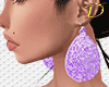 D| Earrings Cathy Lilac