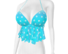 Frilly Top Blue