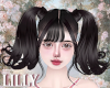 yuna black bangs