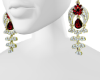 M! Raya Earrings Red