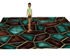 SQUARE JEWELED RUG