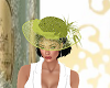 AMINA GREEN HAT