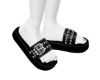 DD* Black Slippers