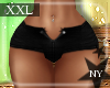 ✮ Open Shorts Blk XXL