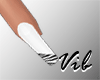 Wild White Nails