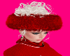 HOHO Red Fur Hat