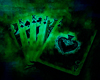 [PG] Cards poster green