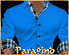 P9) Blue Plaid   Shirt