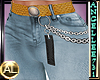 BLUE CHAINED JEANS RL