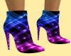 Blue &Purple Sprkl Boots