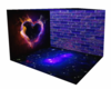 Galaxy Flame Heart room