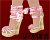 ~GT~ Pink Floral Sandals