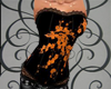 Black and Orange Corset