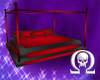 Red & Black Bed no poses