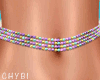 C~Pastel Belly Chain