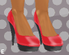 e|Glossy Heels; Red