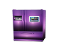 Purple fridge