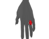 Silver Ring Red