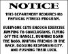 Notice/Exercise