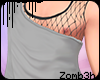 z | Fishnet Top Silver
