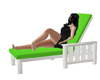 Single Chaise GREEN (KL)